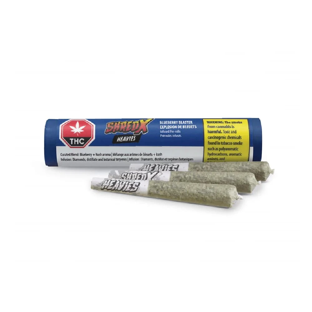 SHRED X - Blueberry Blaster Heavies Infsued 3 x 0.5G Main Image