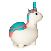 4.75" UNICORN HAND PIPE WHITE