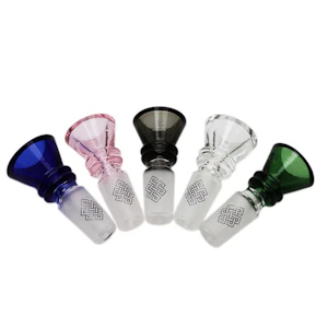 Karma - 14mm Ribbed Cone Glass Bowl