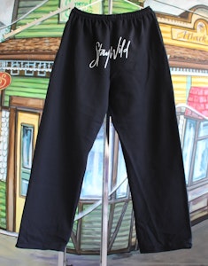 Violet Wild  - SWEATPANTS W/ POCKETS - BUTT - BLACK - MEDIUM