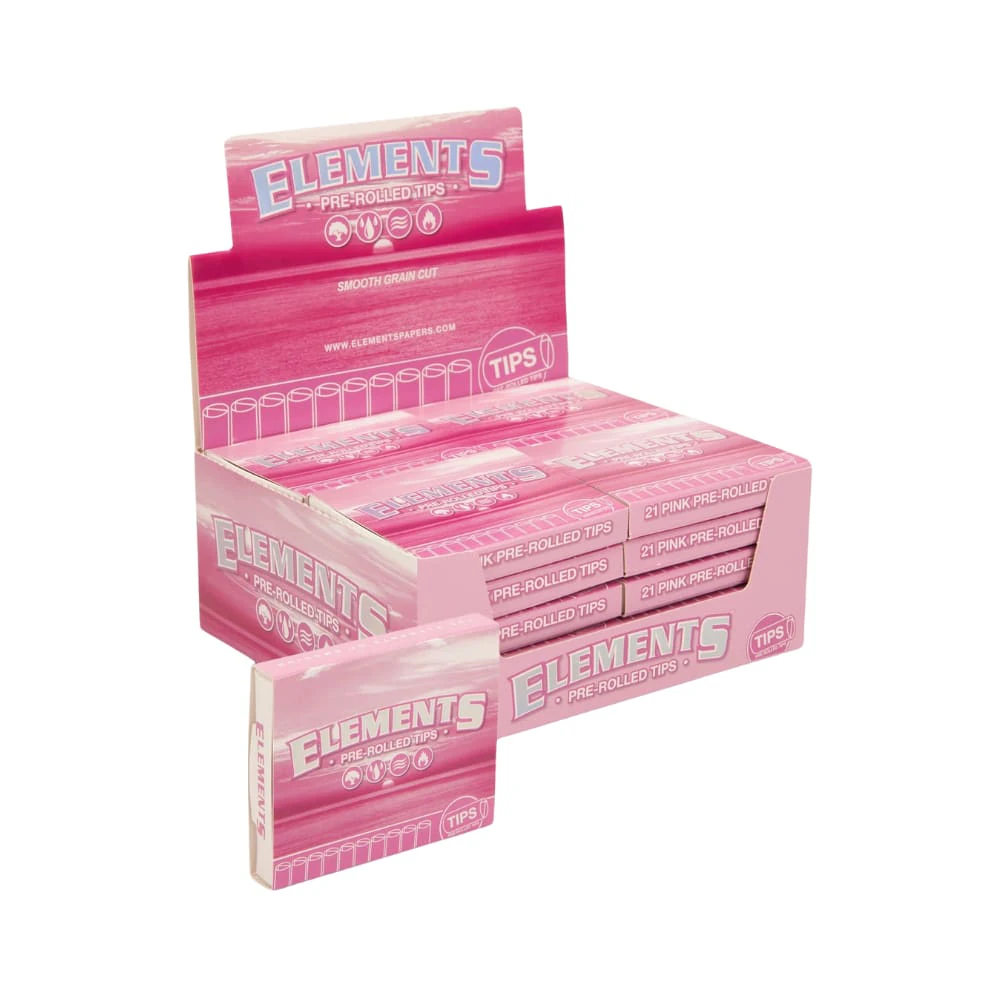 SMOKE ARSENAL - Elements Pink Pre-Rolled Tips - 20 Count Main Image