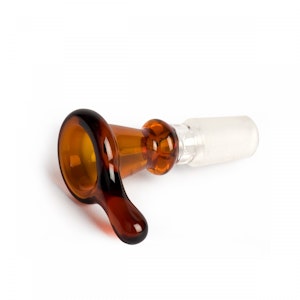 Gear Premium - THUMPER CONE 14MM BOWL / PULLOUT - AMBER