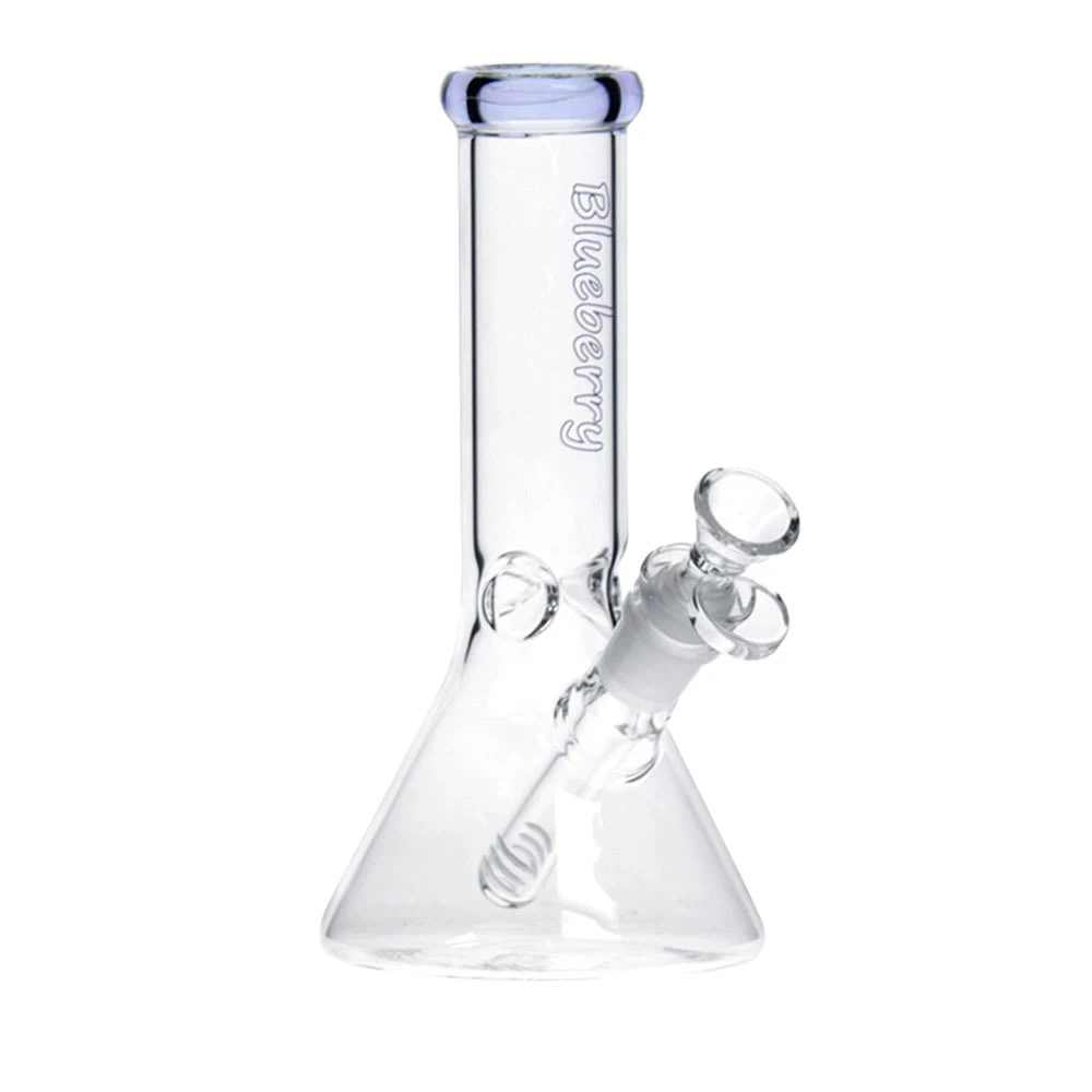 Blueberry - 8" Glass Beaker Bong - Blueberry - Purple Main Image
