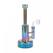 9" Red Eye Tek Metallic Terminator Finish Avalon Concentrate Rig - Green