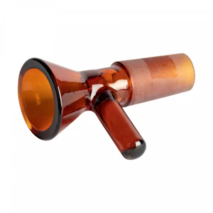 Gear Premium - EXTRA THICK CONE 14MM BOWL / PULLOUT - AMBER