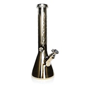 15" Red Eye Tek Metallic Terminator Cosmic Gold Traditions Series Beaker Bong