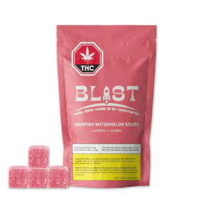blast - 4 x 2.5mg Warping Watermelon Sourz