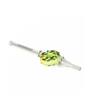 Red Eye Glass - 9in LONG DONUT CONCENTRATE COLLECTOR