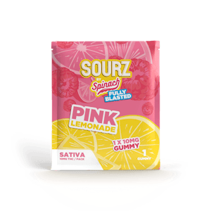Spinach - 1 x 10mg - SOURZ by Spinach - Fully Blasted Pink Lemonade Gummy