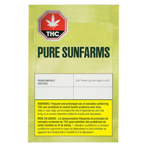 Pure Sunfarms - Passionfruit High THC 1G - Pure Sunfarms