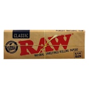 Classic Papers Rolling Papers RAW - 50 Pack Classic Papers 1 1/4