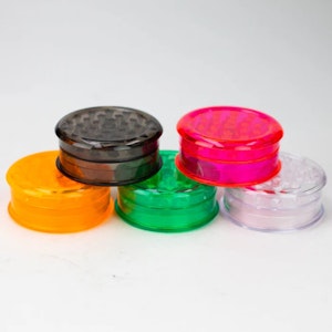 One Wholesale - 2.5" Transparent Plastic Grinder