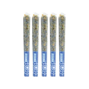 DEBUNK - Blue Widow Indica Crushed Diamond Infused Pre-Rolls - DEBUNK - 5 x 0.5