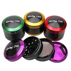 MAQ Distributors - Rolling Club 2.5" 4 Piece Highlight Grinder