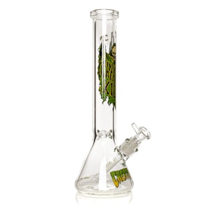 Gear Premium X Creature - 15" 7mm Thick Reaper Kills Beaker Base Water Pipe (Clear)