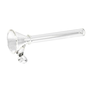 West Coast Gifts - Red Eye Glass Clear 9mm Cone Pull Out Red Eye Glass Clear 9mm Cone Pull Out