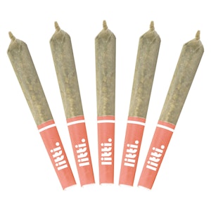 LITTI. - Pushn' Peach Infused Pre-Roll 1x1g Distillates