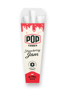 Pop Cones - Pop Cones - Ultra Thin King Size - Strawberry Jam - 3 Pop Cones