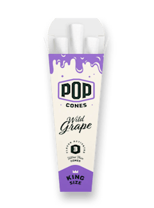 Pop Cones - Pop Cones - Ultra Thin King Size - Wild Grape - 3 Pop Cones