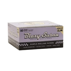 Blazy Susan - Blazy Susan Purple King Size Slim Rolling Paper
