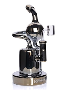 West Coast Gifts - Red Eye Tek 8.5" Terminator Aorta Concentrate Recycler - Cosmic Gold Metallic
