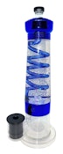 12" Electric Lava Lamp Bong w/ UFO Perc - Blue
