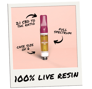 Orchid CBD - CBD RNTZ Live Resin 1g Vape Cartridge by Orchid CBD