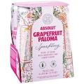 4C ABSOLUT GRAPEFRUIT PALOMA COCKTAIL 4X355ML