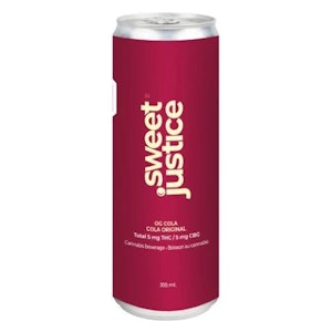 Sweet Justice - OG Cola 5THC & 5CBG 355ML Soda