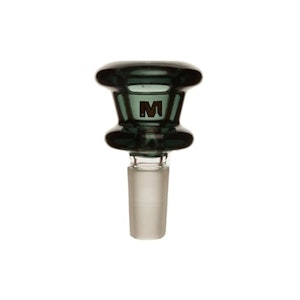 Yolo Cannabis - Managment Corp - 14mm Marley Pastel Bowl (Black/Green)