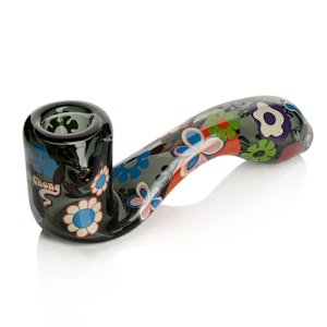 West Coast Gifts - 5.5" Power to the Flower Sherlock Hand Pipe **Smoke**