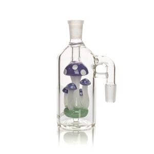 Gear Premium - AMANITA ASH CATCHER 14MM 90 DEGREE - JADE GREEN, PINK OR PURPLE SLYME
