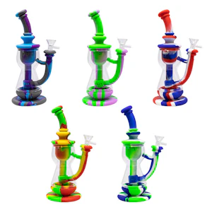 Maple Craft - ACC - MAPLECRAFT - Hourglass 10 Inches Silicone Bong