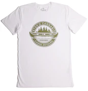 Stok'd | White T-Shirt Canoe Logo | Small