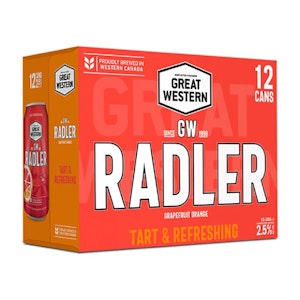 GREAT WESTERN - 12C GREAT WESTERN RADLER - 12PK