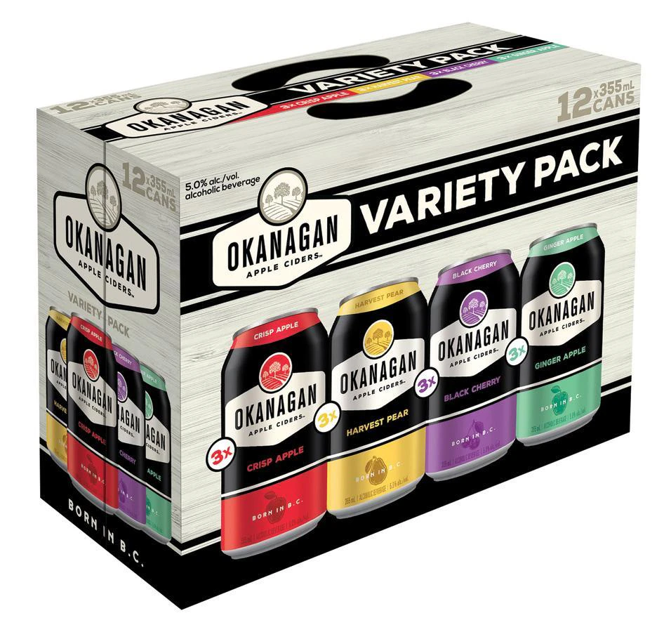 TURNING POINT BREWERY - 12C OKANAGAN CIDER BCS SAMPLER LABATT - 12PK Main Image