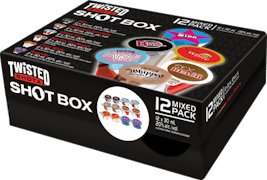 12PK TWISTED SHOTZ SHOT BOX - 360ML