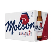 15B MOLSON CANADIAN 341ML 15SB BTL - 15PB