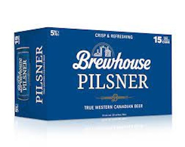 Great Western - Pre-Packed 15C BREWHOUSE PILSNER 355ML 15X355ML