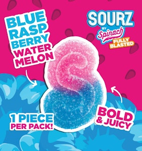 Spinach - Fully Blasted Blue Raspberry Watermelon (1 x 10mg) - SOURZ by Spinach