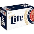 15C MILLER LITE - MOLSON - 15PK