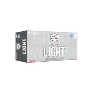 Great Western - PRE - PACKED 18C GREAT WESTERN LIGHT - 18x355ml