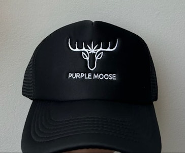Purple Moose  - Black/White