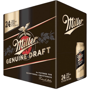Molson - 24B MILLER GENUINE DRAFT MOLSON - 24B