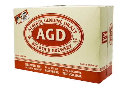 Big Rock - 24C ALBERTA GENUINE DRAFT BIG ROCK - 24PK