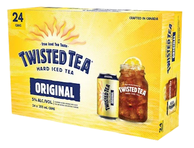 Twisted - 24C TWISTED TEA ORIGINAL HARD ICED TEA 24x355ml - 24PK