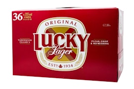 PRE - PACKED 36C LUCKY LABATT - 36PK