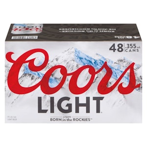 Coors - 48C COORS LIGHT MOLSON - 48PK