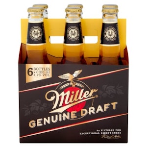 Molson - 6B MILLER GENUINE DRAFT MOLSON - 6PK