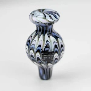 Castle Glass - Castle Glassworks - Bubble Cap - Swirly Yellow